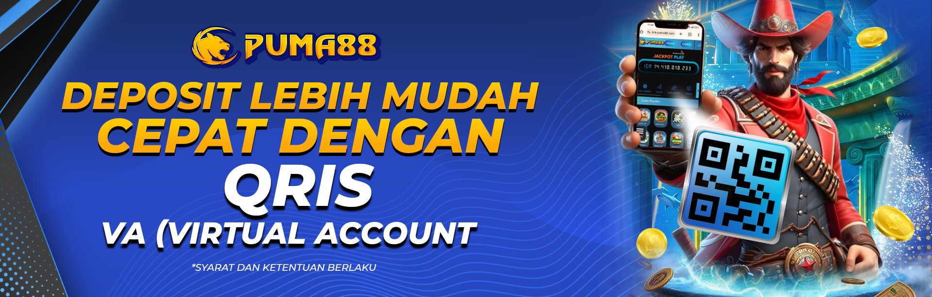 DEPOSIT LEBIH MUDAH MENGGUNAKAN QRIS DAN VIRTUAL ACCOUNT (VA)